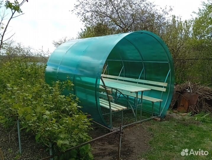 Беседка из поликарбоната