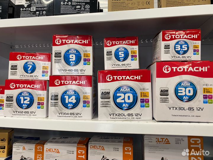 Мото аккумуляторы Totachi