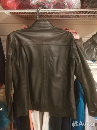 Кожаная куртка мужская