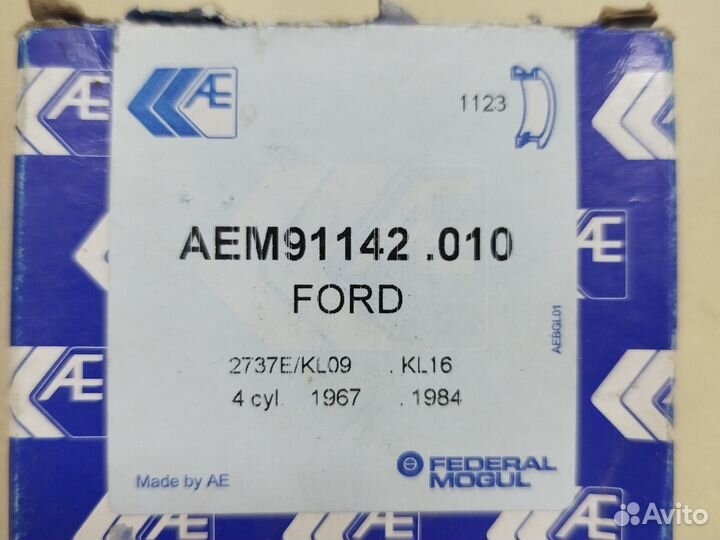 Коренные вкладыши Ford 2737e KL9 AEM91142010