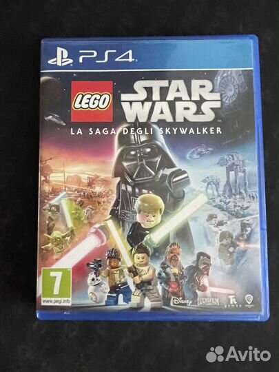 Star wars Skywalker Saga диск с игрой PS4, PS5