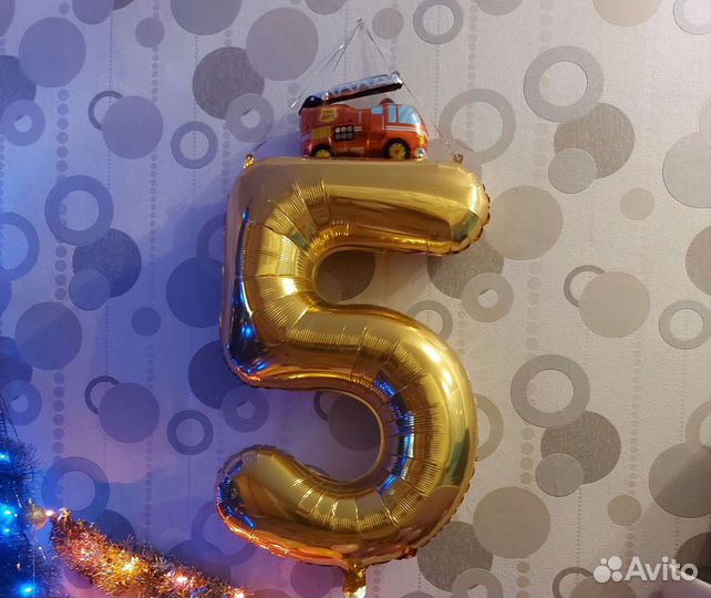 Шары фольгированный Цифра 7 5