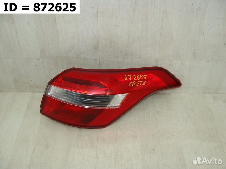 Фонарь задний правый наружный Hyundai Creta