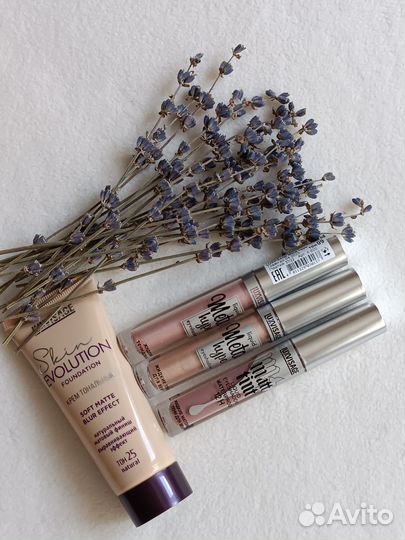 Декоративная косметика пакет(тени,тональный крем)