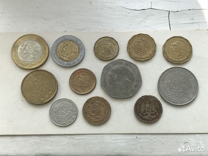 Наборы монет Мексика и Чили