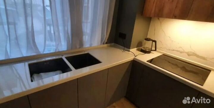 Столешница для кухни из искусственного камня