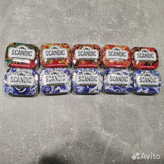 Scandic Гжель и хохлома 10шт