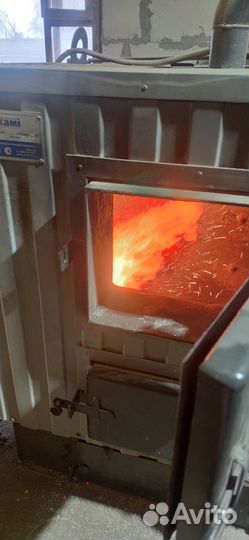 Котельная установка Гефест 120 + шредер + труба