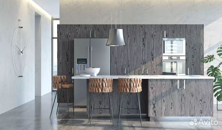 Кухня под потолок на дачу