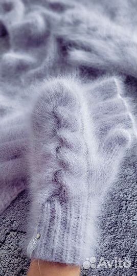 Шапка варежки косынка