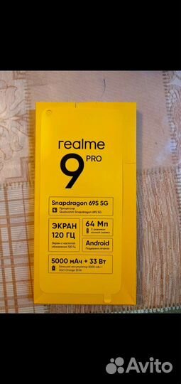 Новый смартфон Realme 9Pro 128Gb / 6Gb озу
