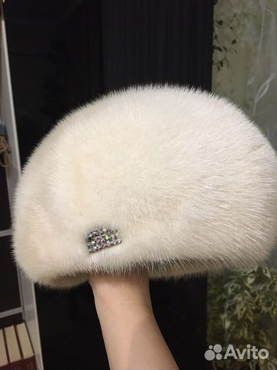 Берет норковый мягкий