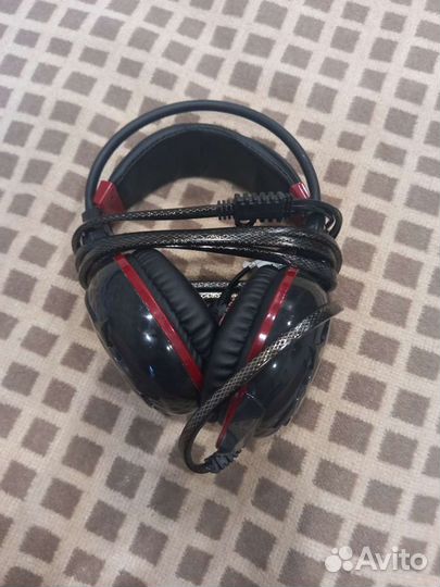 Наушники bloody и клавиатура dexp