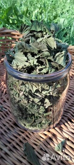 Крапива, листья