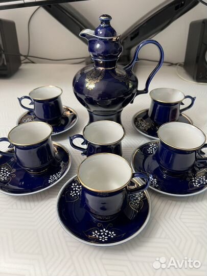 Сервиз кофейный кобальт