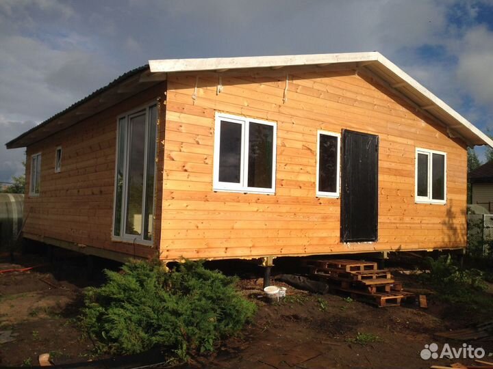 Каркасный дом для постоянного проживания 72м