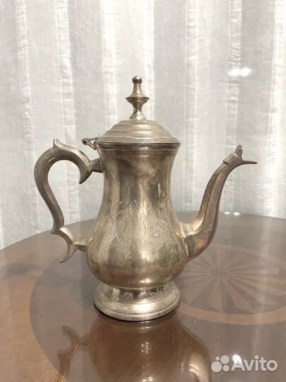 Сервиз чайно-кофейный серебрение винтаж Европа
