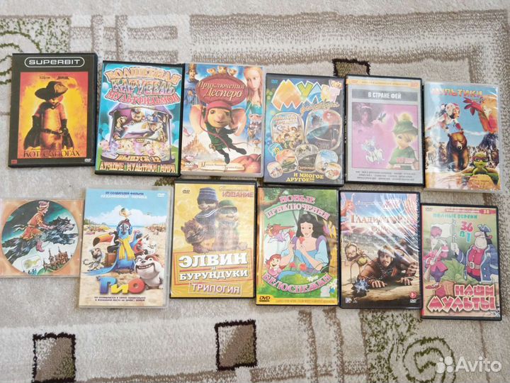 Dvd диски мультфильмы