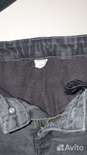Джинсы утепленные на мальчика, 158 см