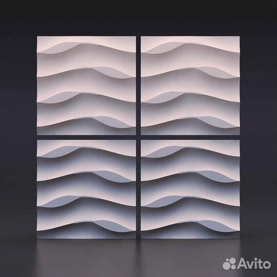 Гипсовая 3D панель 