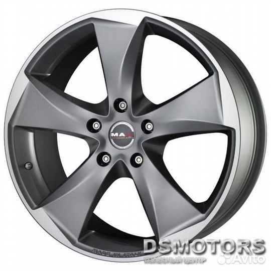 Диски Raptor 5 9/18 5x114.3 ET35 d76 graphit mirro