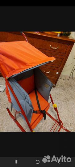 Коляска санки для деток