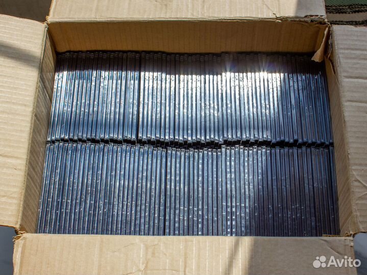 Боксы для CD DVD Slim черные 128шт