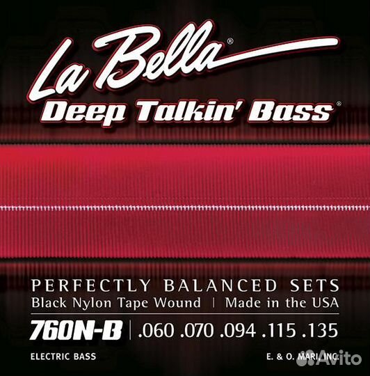 La Bella 760N-B Deep Talkin' Bass