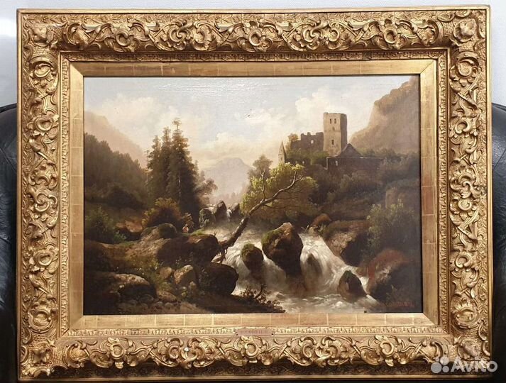 Старинная Картина. 19 век