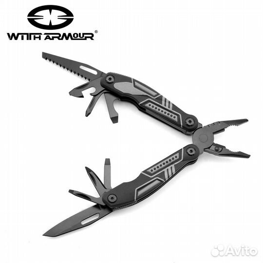 Мультитул с девятью предметами With Armour сталь 4