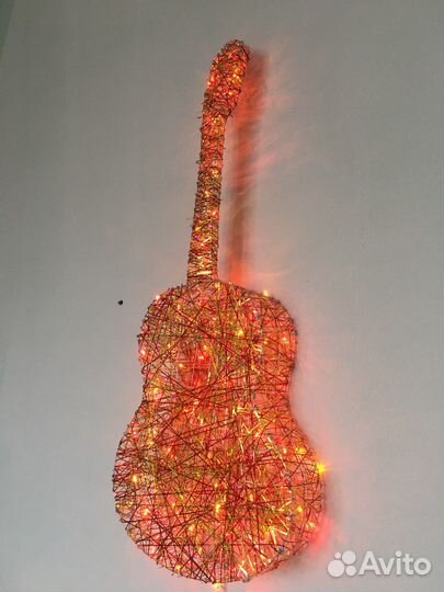 Гитара Светящаяся светодиодная