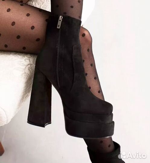 Ботильоны замша зима 37