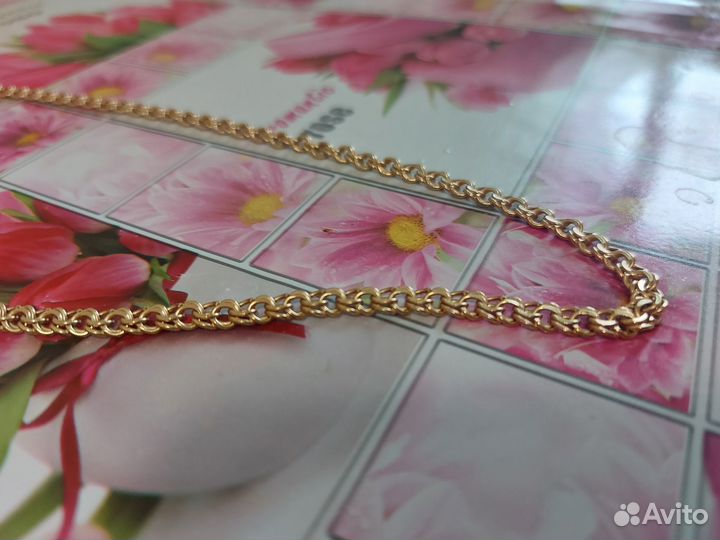 Золотая цепь 585 пробы
