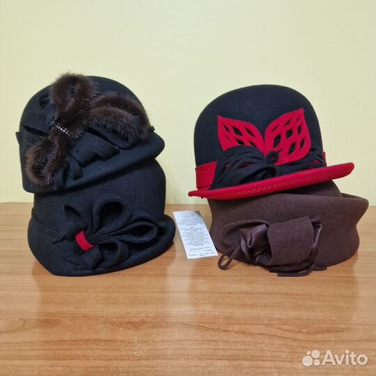 Фетровые новые шляпки