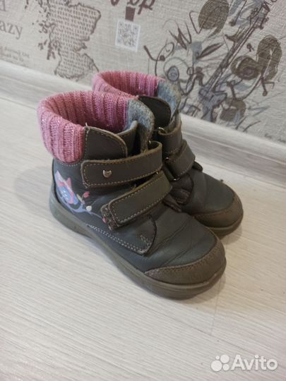 Ботинки демисезонные для девочки 27 размер