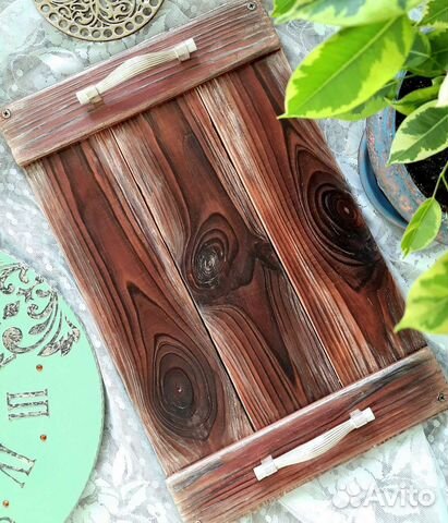 Поднос деревянный