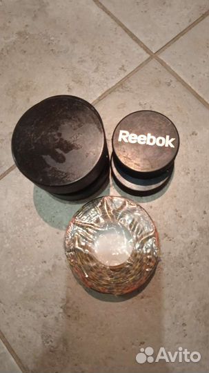 Шайба хоккейная взрослая, детская, лента