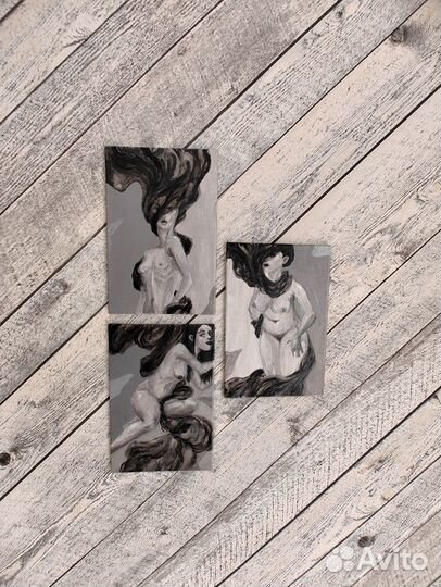 Картина акрилом на холсте