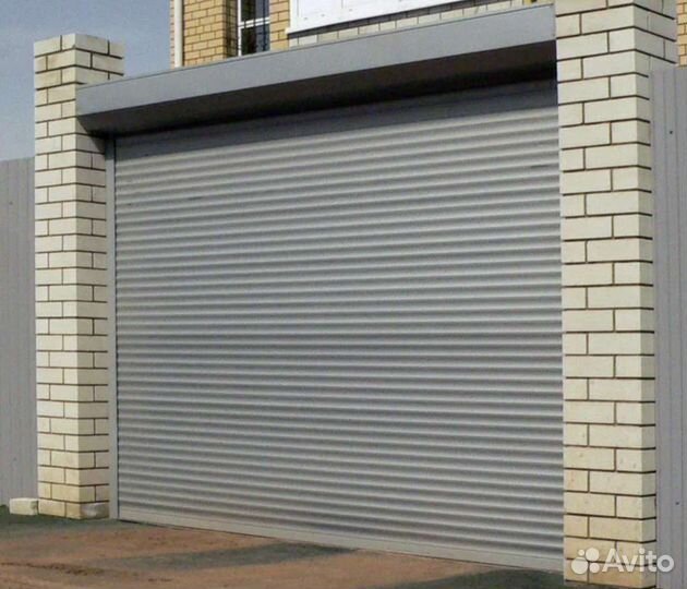 Ворота рольставнями (ролета)