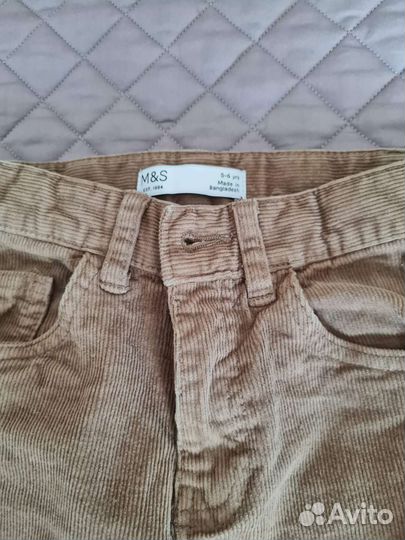 Брюки для девочки M&S/ Zara 5-6 лет