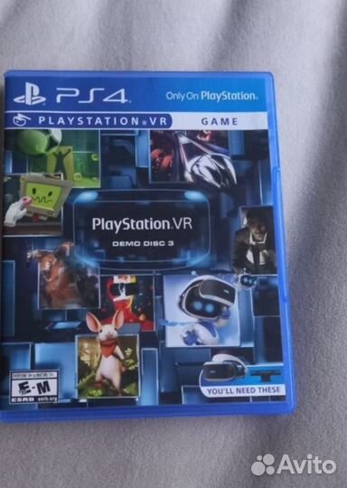 Диск на Sony playstation VR
