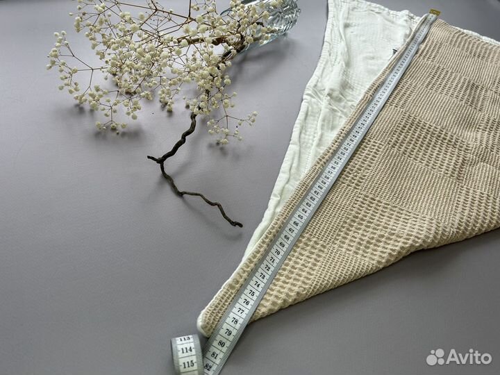 Плед детский на выписку 80х80 gray&rose