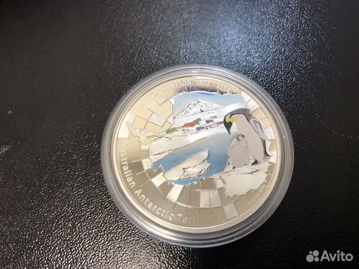 Монета серебро 1 доллар 2004 Австралия