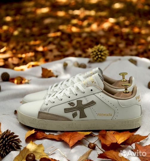 Кеды Premiata белые