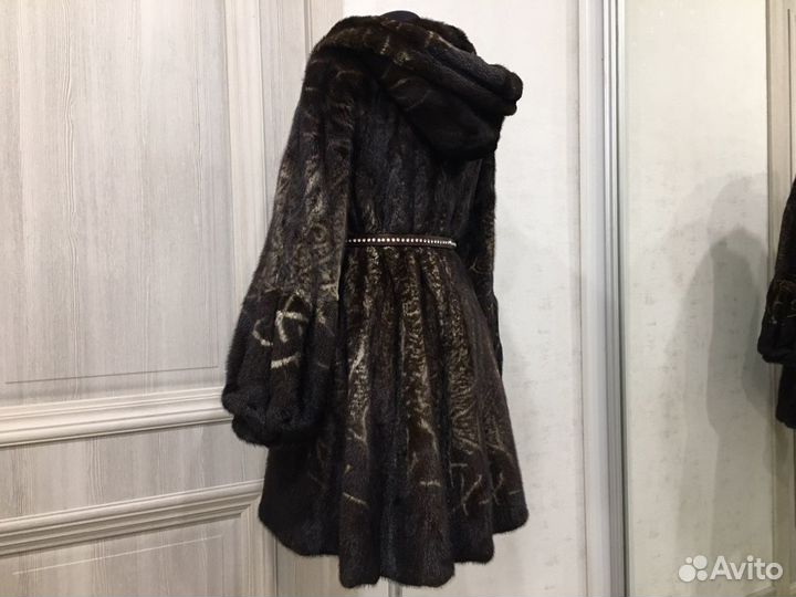 Шуба норковая Шоколад Платье. Отличное состояние
