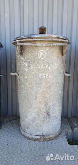 Бак для мусора немецкий металлический