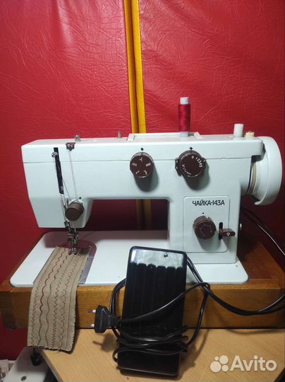 Швейная машина чайка 143 а 6476