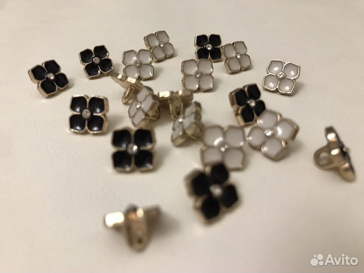 Пуговицы металлические для блузки 11 мм