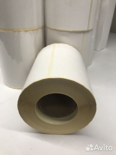 Термоэтикетки 100х150 эко 300шт/рулон все размеры