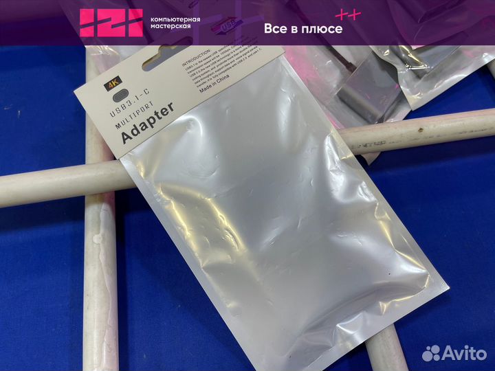 Новый aдаптер Type-с to hdmi-VGA 4k